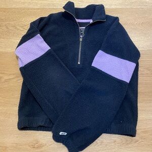 A&F: Teddy quarter zip